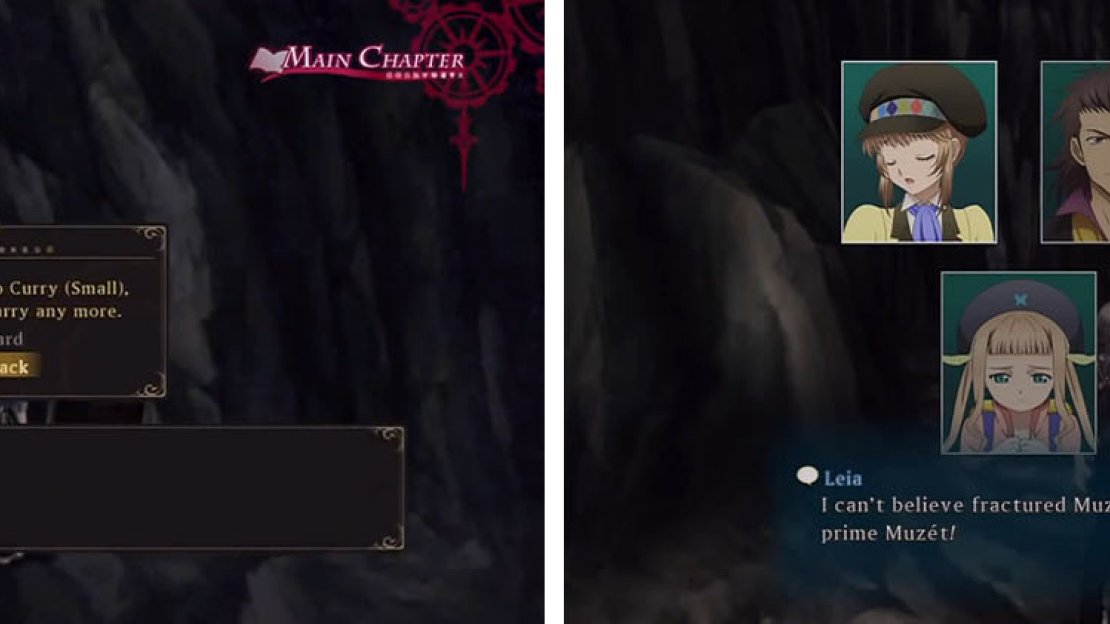 Grab the treasure as you climb up and then watch the skit about Muzet.