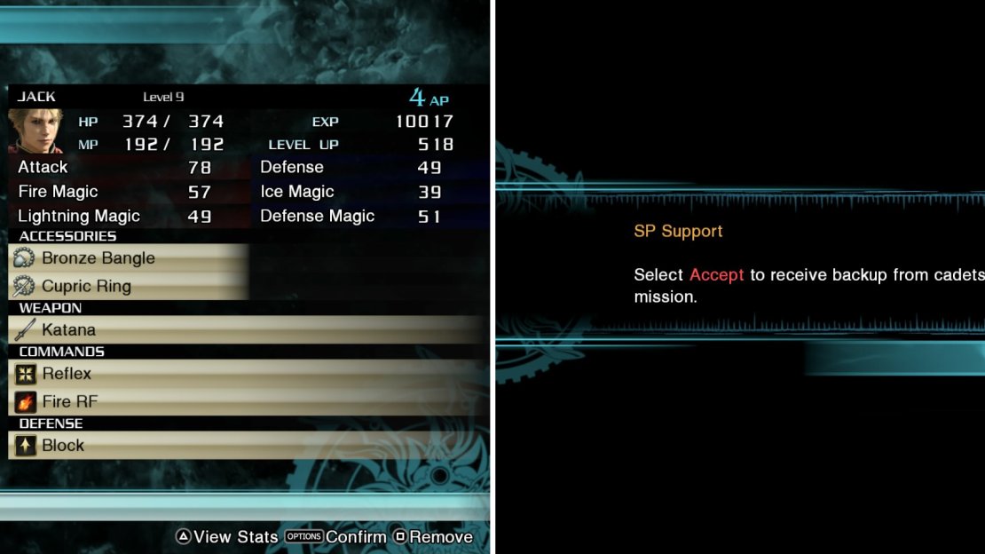 The characters highlighted in gold are Primed (left) and will get a boost for participating in the mission. SP Support (right) should really be kept to replays of Missions where you can farm to your heart’s content.