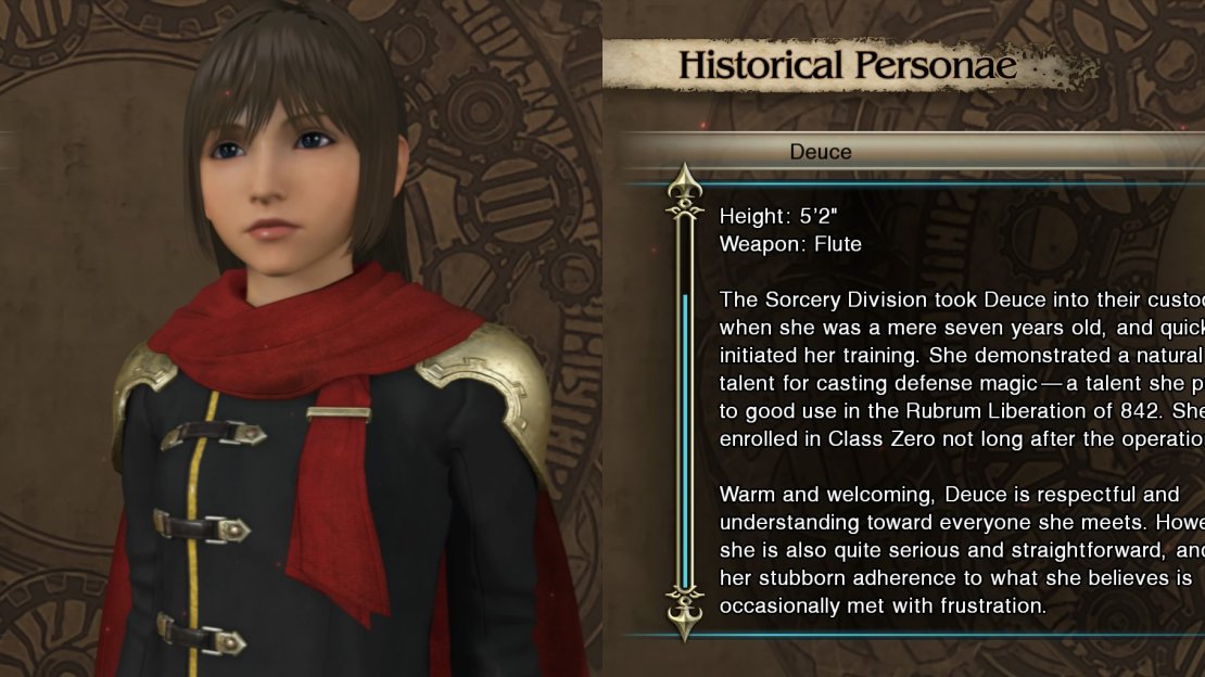 Quiet and unassuming, Deuce is still strong when she needs to be. She buffs her teammates and is the ultimate support character.