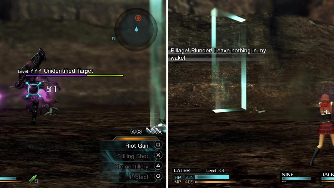 The fight with the Unidentified Target is just Gilgamesh, who is the same as last time, except for the artillery fire. Cater is very useful for this fight with her homing bullets.