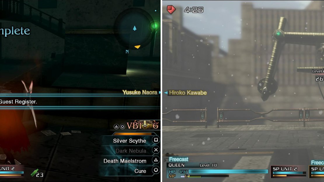 You can find the Hotel Registers at the front desk (left). Watch out for mid-sized carriers (right) later on in the mission.