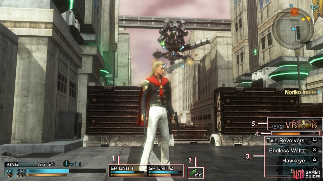 HUD interface.