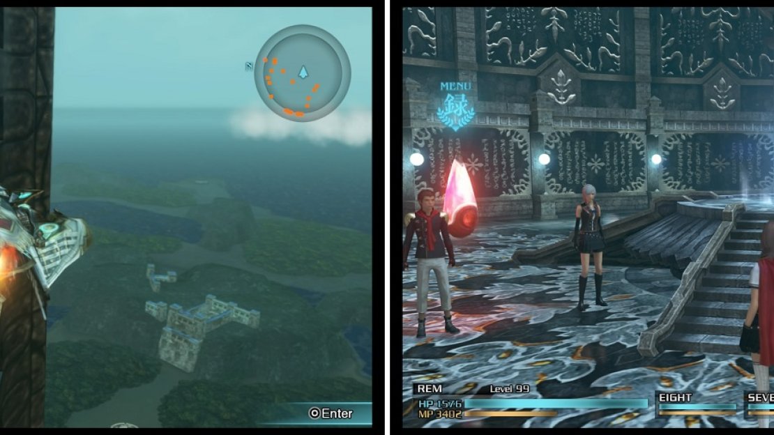 Just fly right into the tower and press the button that appears in the bottom right of your screen to go inside.
