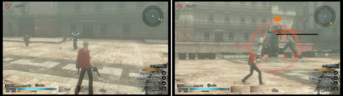 The SO requiring the cadet to defeat three Troopers (left) can be challenging to complete. Make sure you don&rsquo;t defeat the enemy commander (right) if you want to do it.
