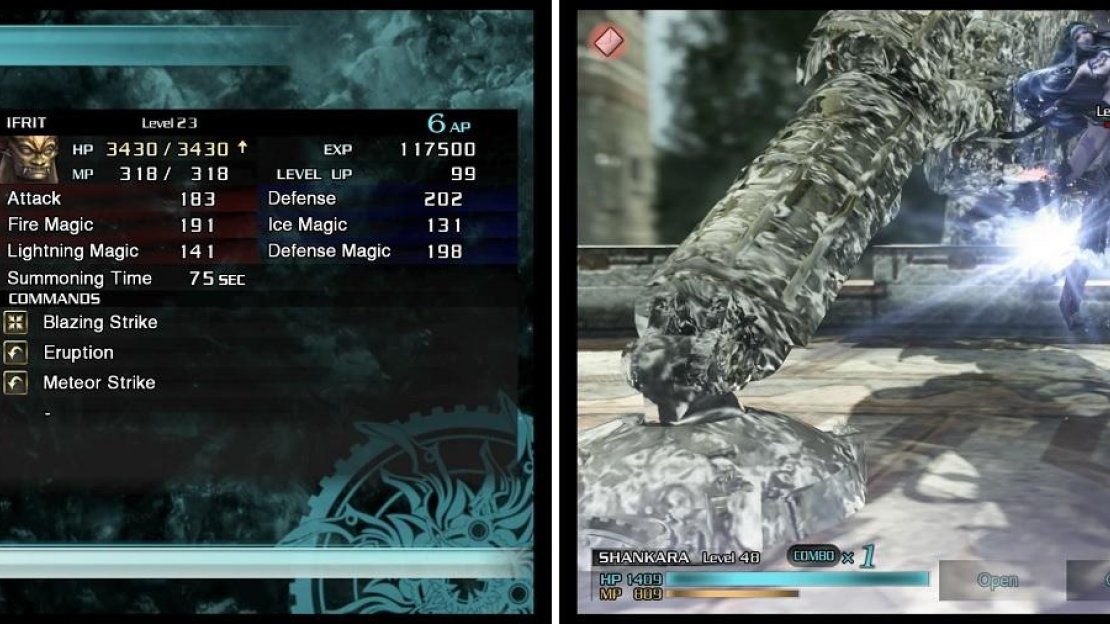 Eidolons can level up just like normal characters, with learnable skills that can make them stronger in combat.