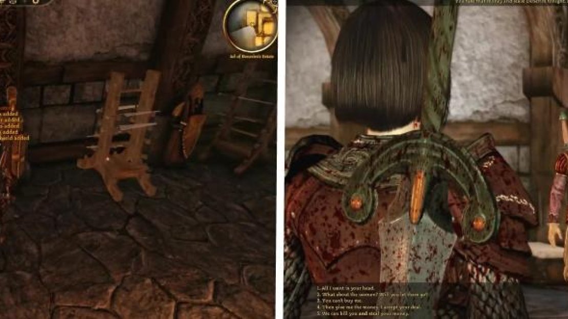 You will want to kit out yourself quickly during this trip as you will be fighting many guards. At the end, Vaughan will offer you money in return for not killing him.