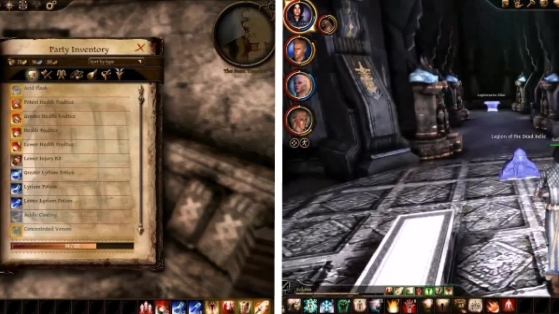 Find the Armor. Further on, you will enter the room with the Altar and the Insignia.