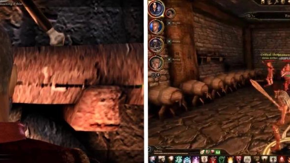 Threatening people is always a fun way to get what you want (left). It’s a trap! (right).