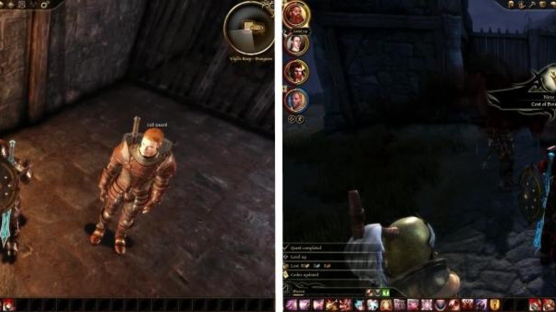 You can collect the Prisoner Effects for some nice items. Head outside and speak to the many people to receive some more quests.