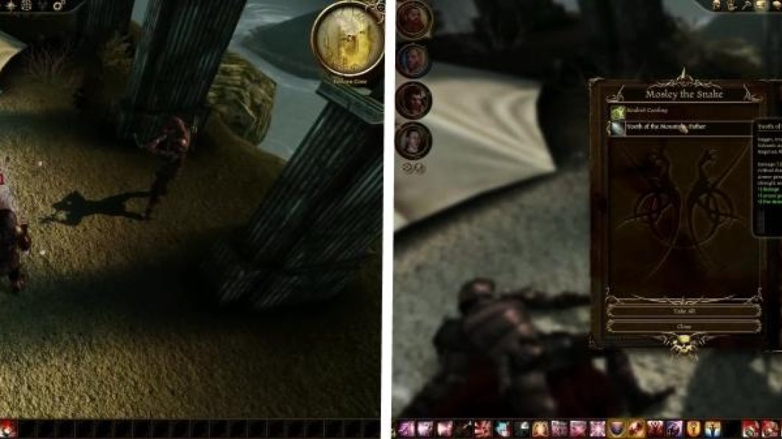 Kill the bandits if you want Tooth of the Mountain-Father.