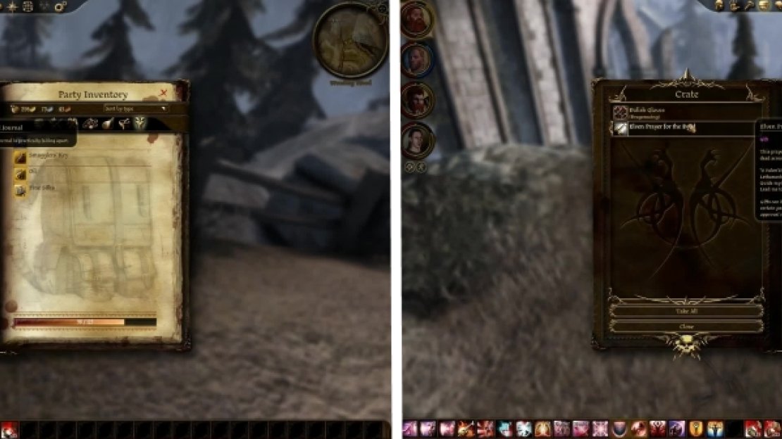 You can find more information out by finding the Battered Journal. The Elven Prayer of the Dead is a gift.