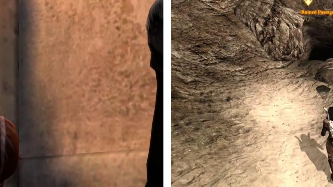 After speaking with the Magister in Hightown, head into the free marches and enter the Ruined Passage.