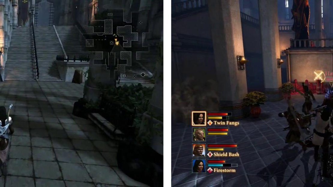 After meeting Isabela in Hightown, enter the Chantry to find and kill Hayder.