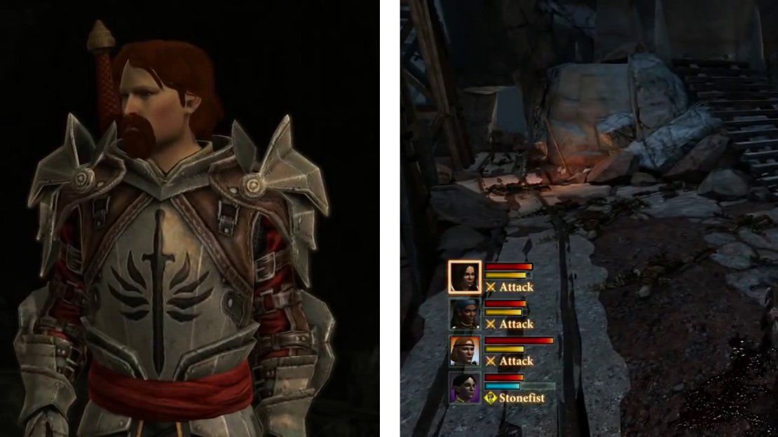 Speak to Thrask outside the Runaway’s Cavern (left), then enter and clear out the apostates inside.
