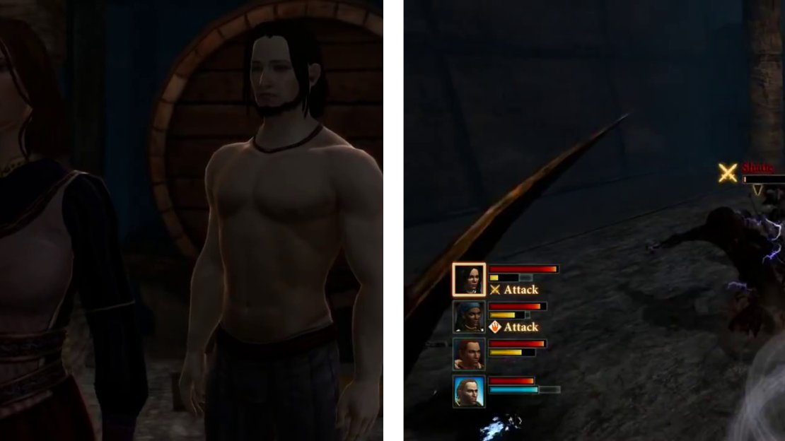 After the scene in the basement, fight off the enemies that appear.