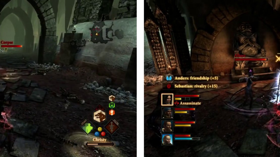 Work your way through the Underground Passage and defeat Lady Harimann and Allure at the end (right).
