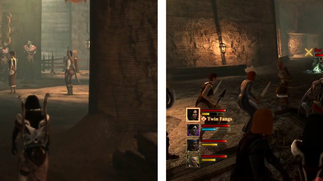 Enter Ser Varnell’s Refuge and you’ll come across a scene. Afterwards you’ll have to fight.