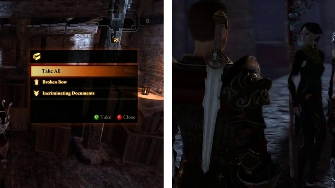 Enter Castillon’s Landing and loot the marked chest (left). As you go to leave, you will encounter Castillon (right) whom you can kill or negotiate with.