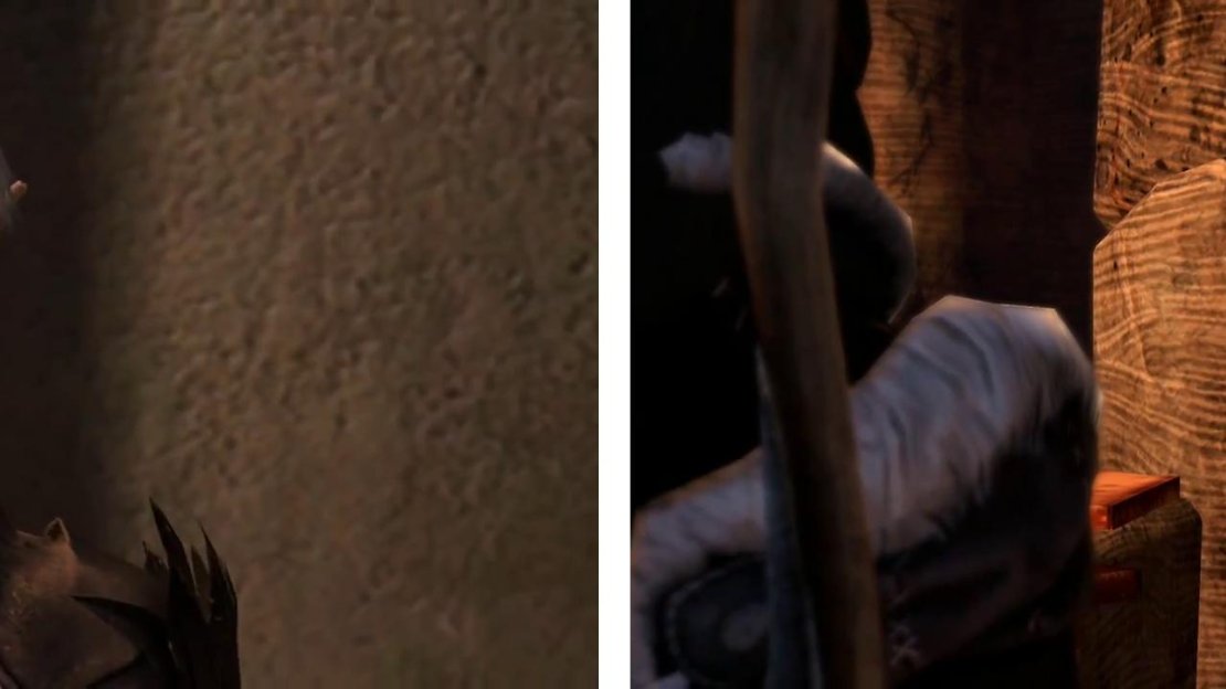 Fenris (left) and Isabela (right).