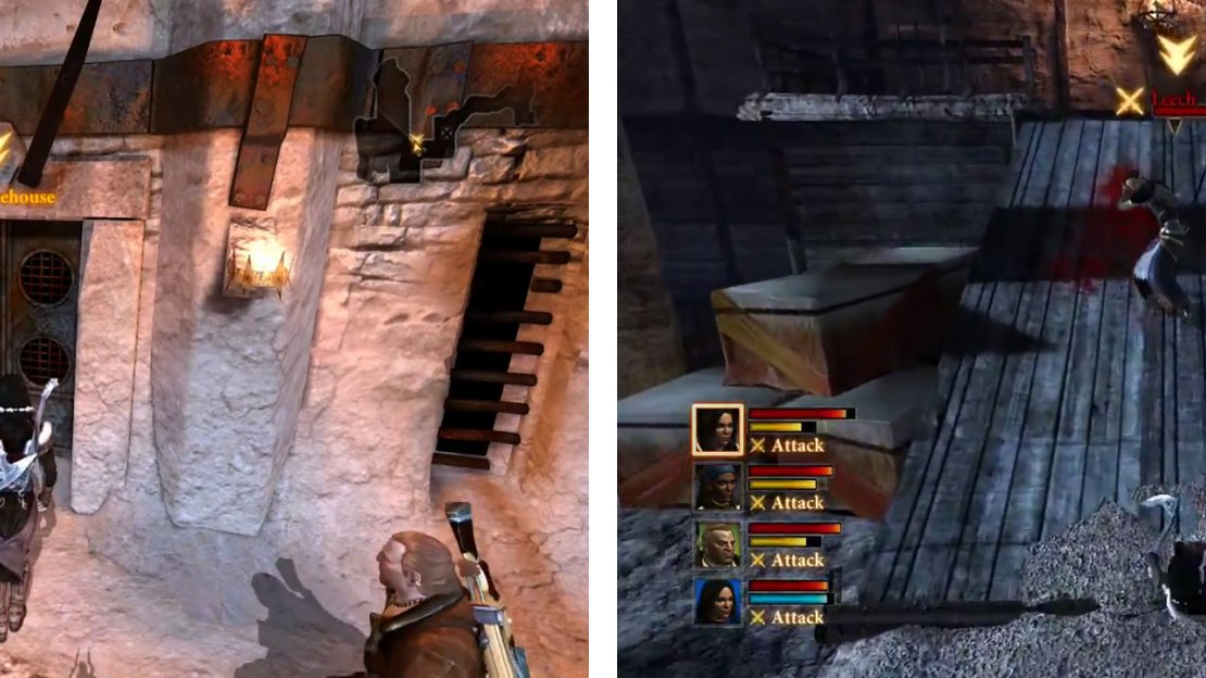 Enter the Warehouse and clear out Leech and his cronies to complete the quest.