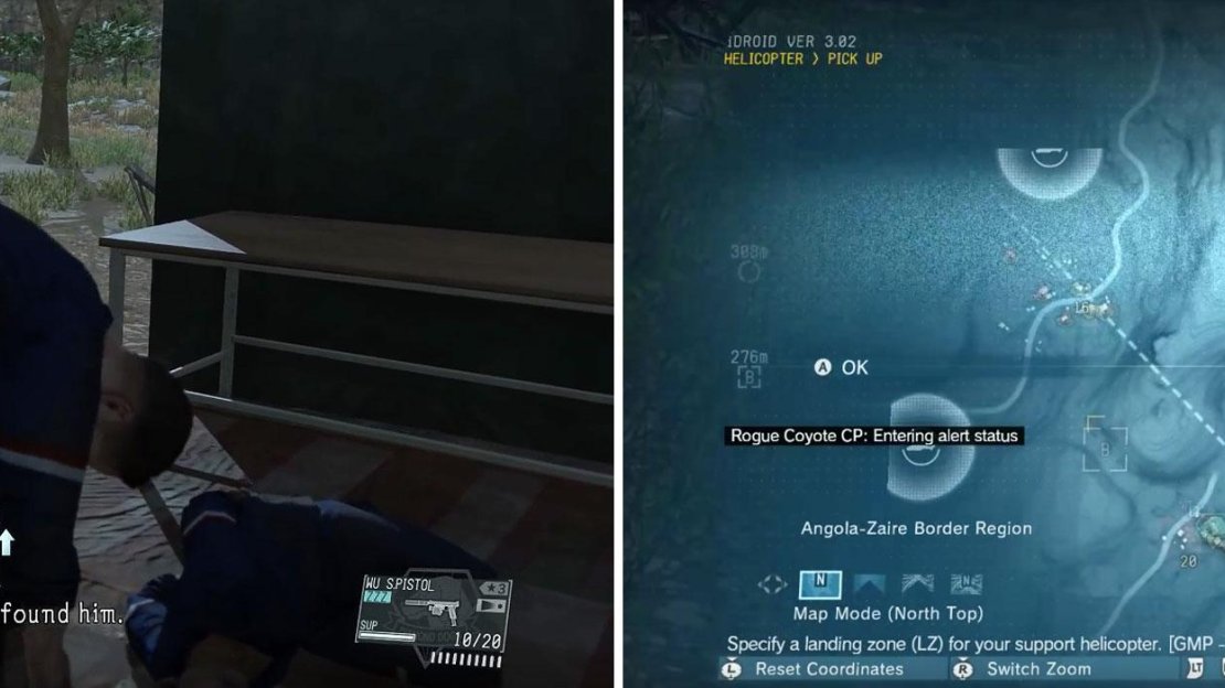 Extract the prisoners (left) and then rush to the extraction zone (right).