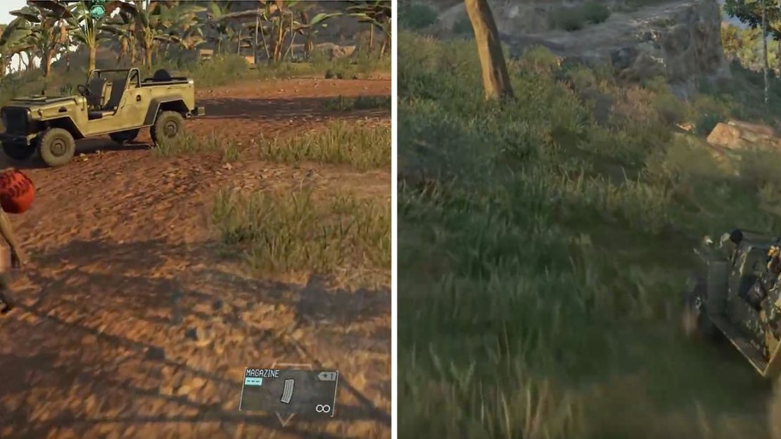 Take the prisoners to a vehicle (left) and then proceed to the extraction zone (right).