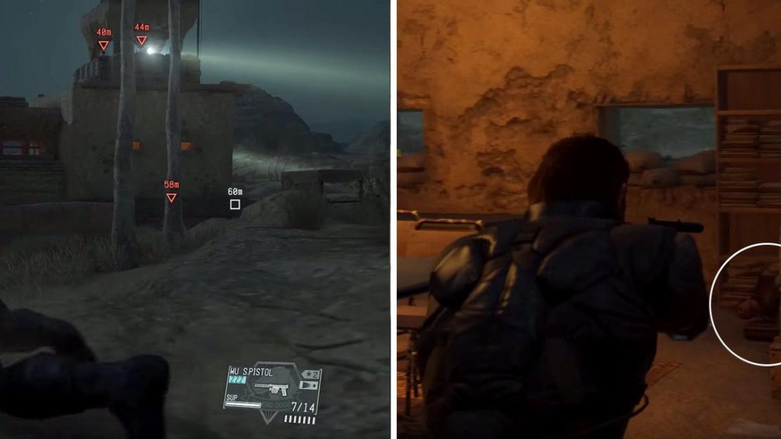 The prisoner can be found in this tower (left). She is hidden in the corner of this room (right) on the floor.
