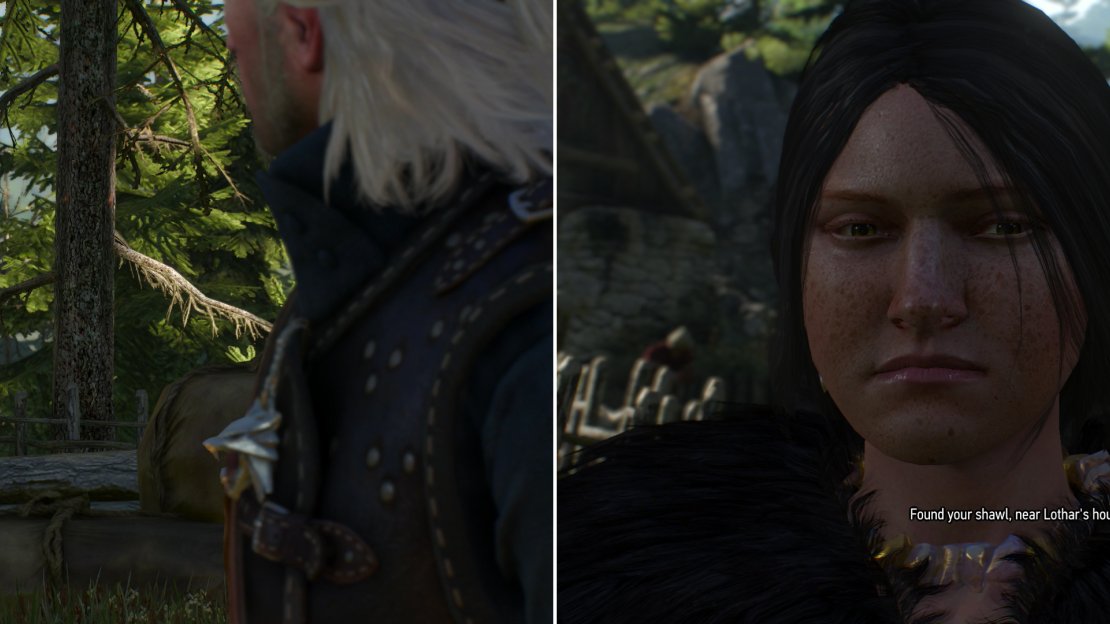 Odhen’s son has been cursed via the use of a Nithing (left). Track down and confront the hexxer-a jilted former lover od Odhen’s (right).