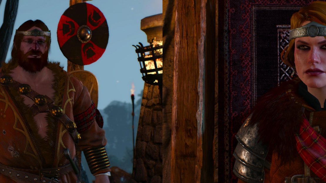 Depending on your choices during King’s Gambit (if you bothered with it at all, that is, either Hjalmar (left) or Cerys (right) will take the crown of Skellge.