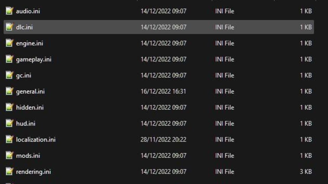 We need to double click on the general.ini file once we locate it.