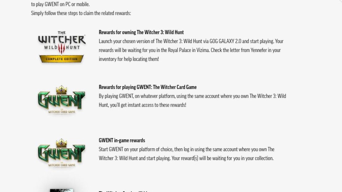 Instructions for rewards on every platform are available.