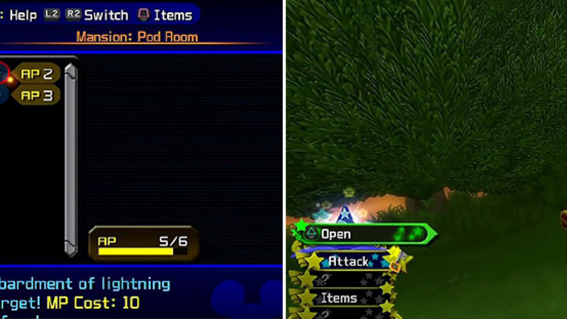 You get some pretty strong friends to help you out in the beginning (left). Collect all the chests you can for plenty of loot (right).