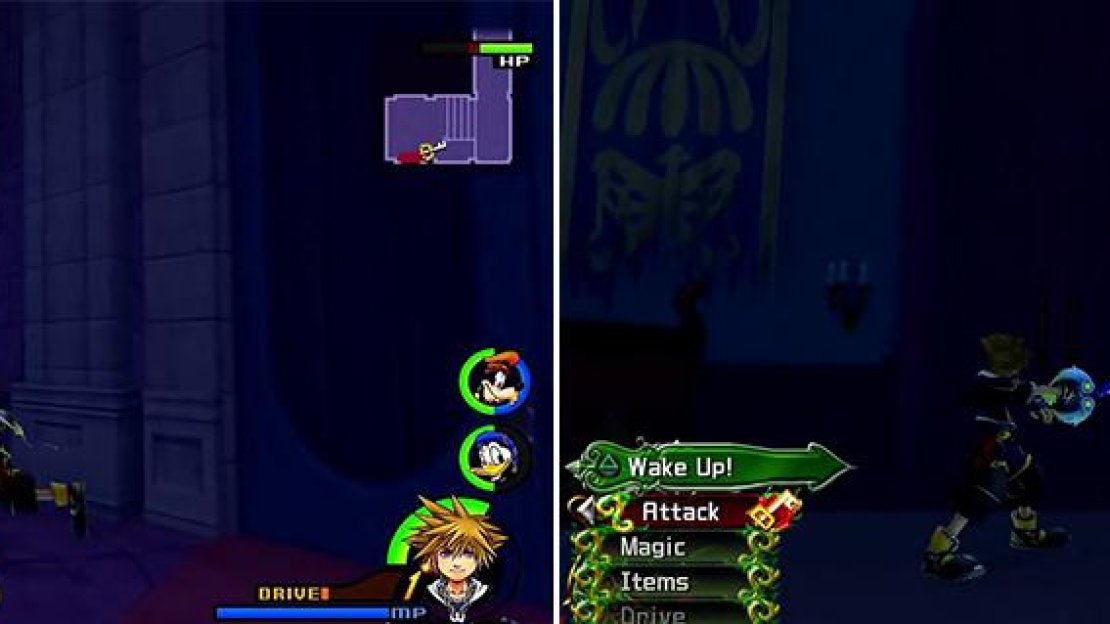 The Gargoyles (left) are quite powerful and can appear out of nowhere. Beast (right) is a simple fight. Use Cogsworth to stun him and then attack.