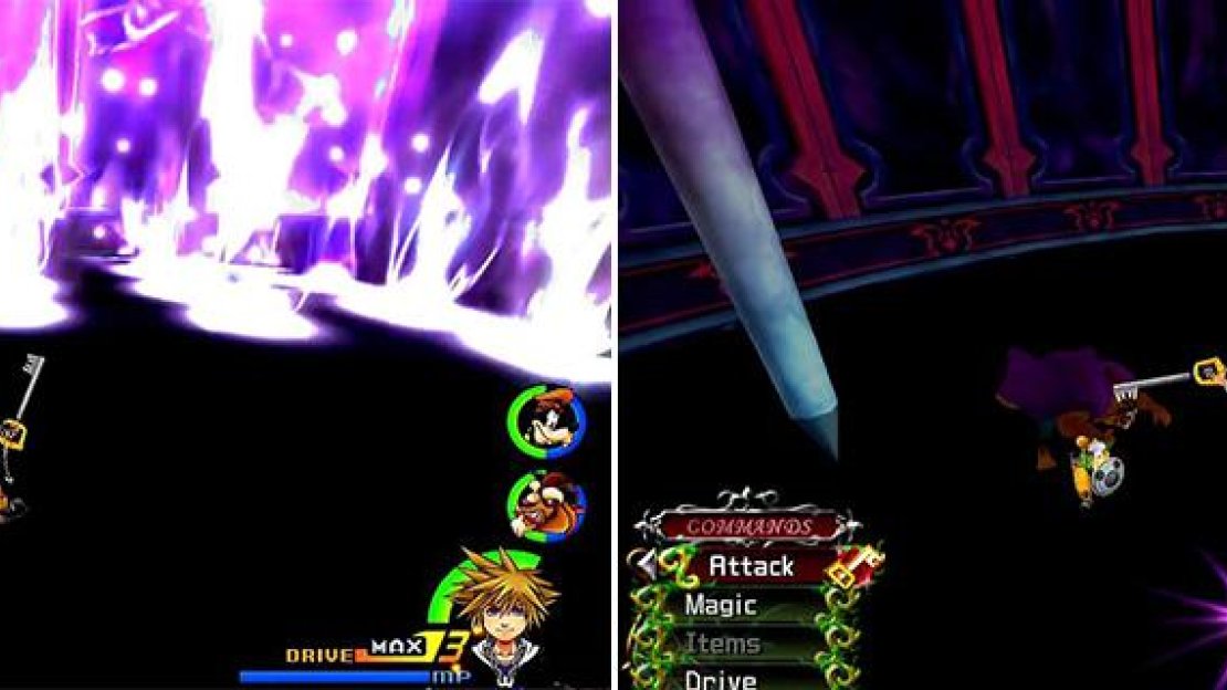 The Shadow Stalker (left) can shoot out light beams that need to be dodged. It can also appear from beneath you so jump away when you see the light (right).