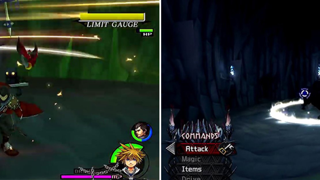 Bushido is a strong Limit (left). Cerberus (right) does a stomp attack so keep your distance if he jumps.