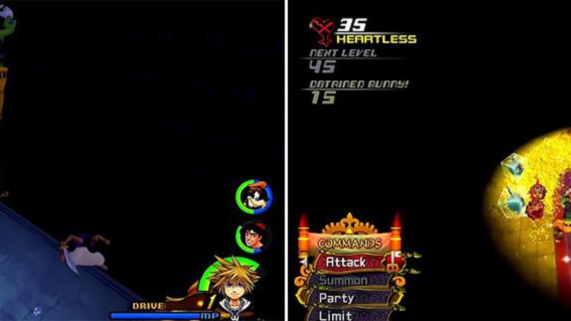 During the event, make sure to grab the Puzzle Pieces (left) as you fall. Ice Cubes (right) come in hoards but are easily defeated.