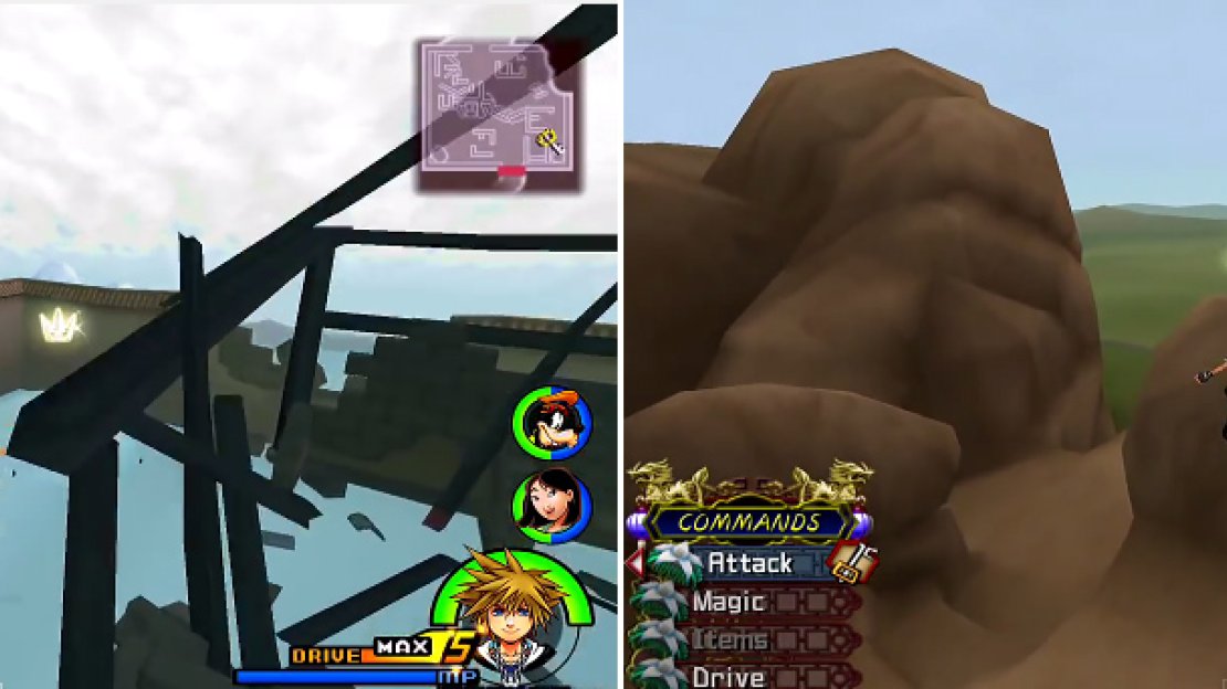 There are some hidden away Puzzle Pieces here which you can reach now.