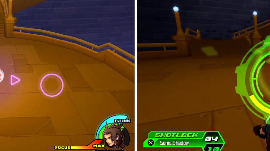 Braig will snipe you from afar sometimes (left) but if you time your guards well, you can block the damage. Using Shotlocks (right) is a good idea if you are having trouble.