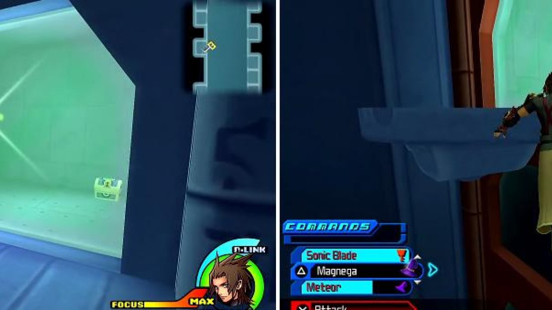 Grab the High Jump from this area (left) which then allows you to reach the higher platforms (right).