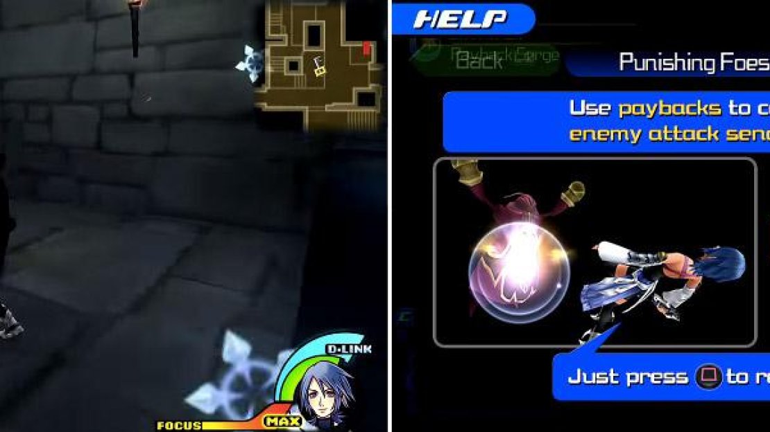 Hitting the wheels (left) opens up gates where prizes are located. Payback moves (right) are great if you keep getting hit.