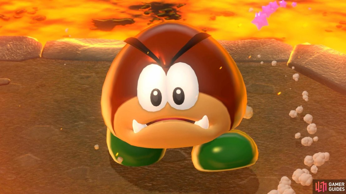 A Big Galoomba in Mario 3D World