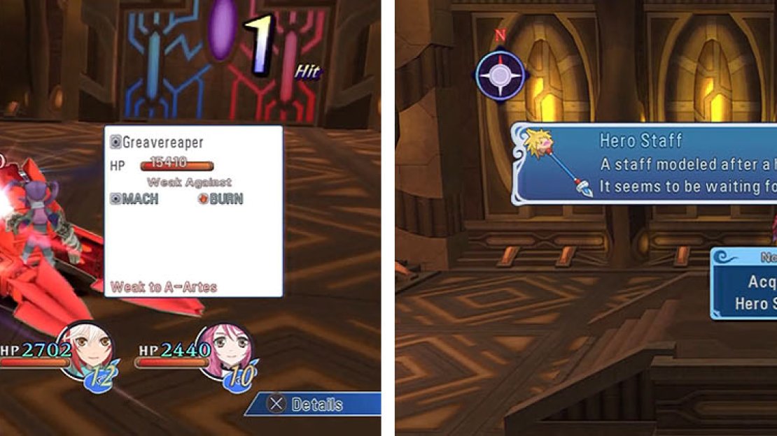 Defeat the Gravereaper to open both chests, one containing the valuable Hero Staff.