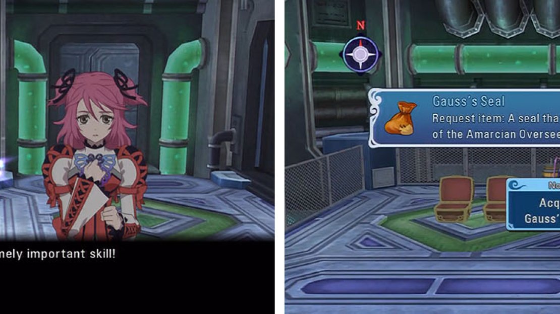Check the save for a skit about Cheria and then make sure to get the Gauss’s Seal.