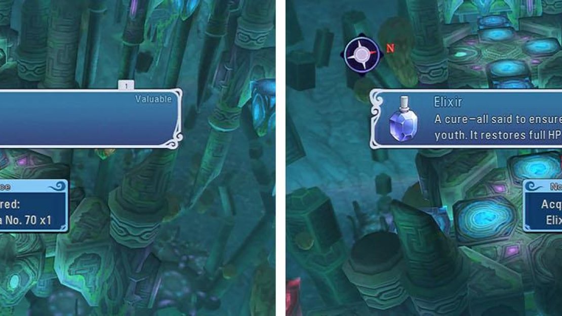 Grab the Magic Carta and the Elixir before you switch parties to Asbel and Richard.