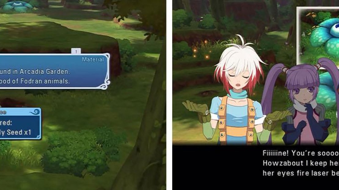 Grab the Otherworldly Seed and then check out the discovery for a skit.