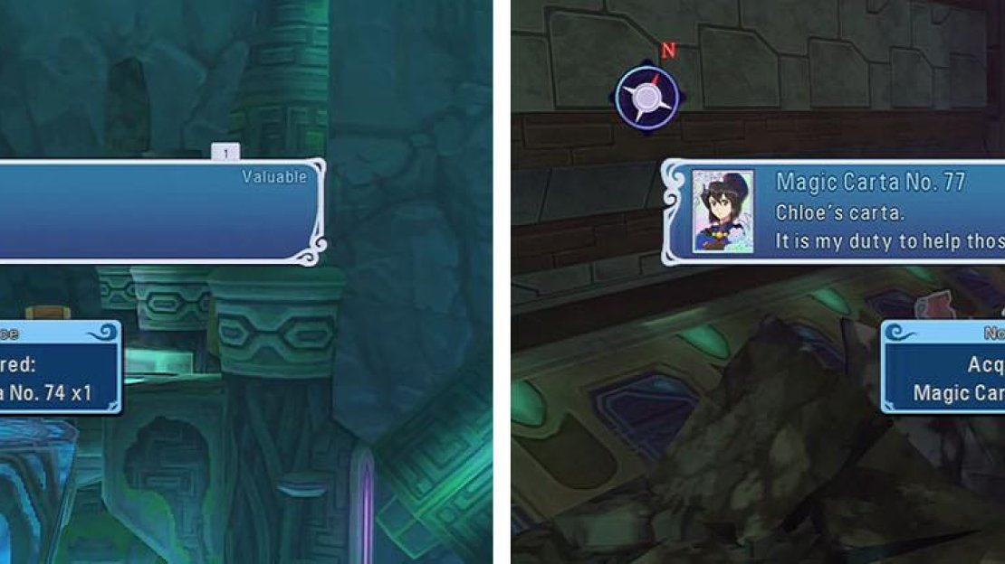 Stop by the Gustworks Ruins and Eleth Research Lab for some Magic Carta cards.