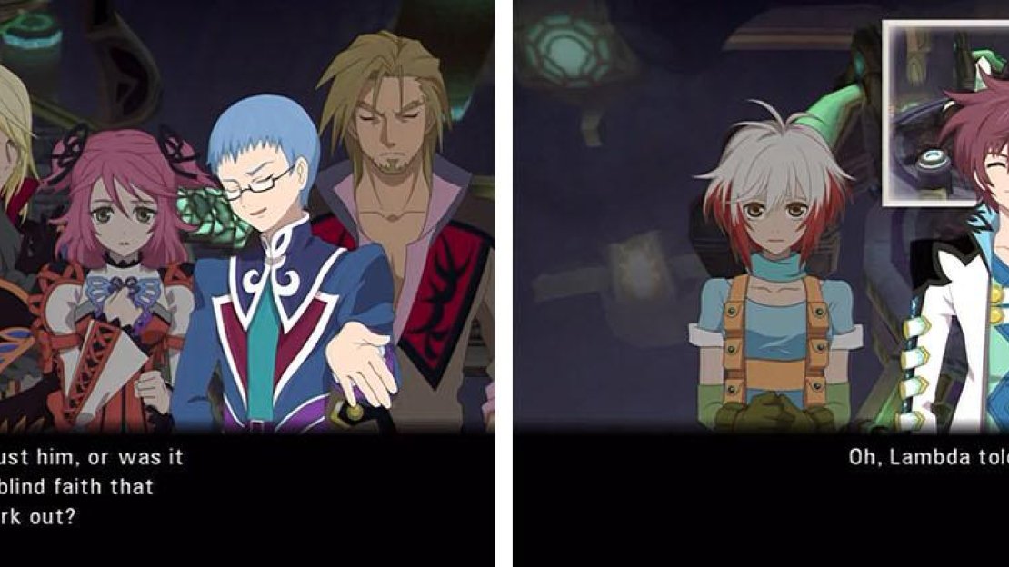 Get the skit at the save point and then check the discovery for another skit at the discovery.