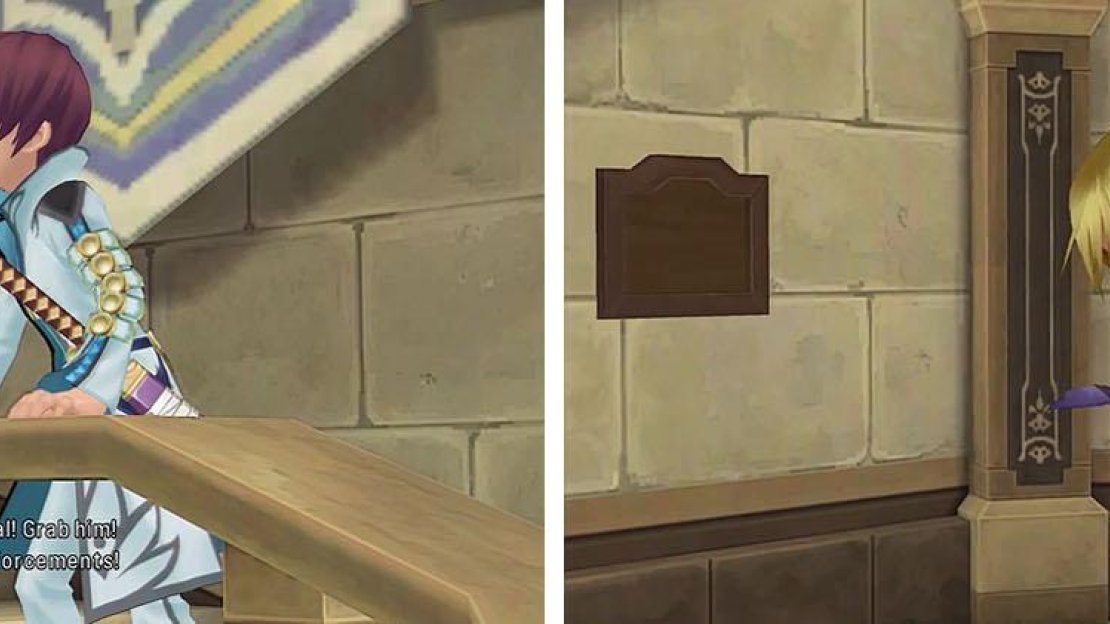 Enter the main tower for a scene, with an scary outcome before getting the Fortress Key.