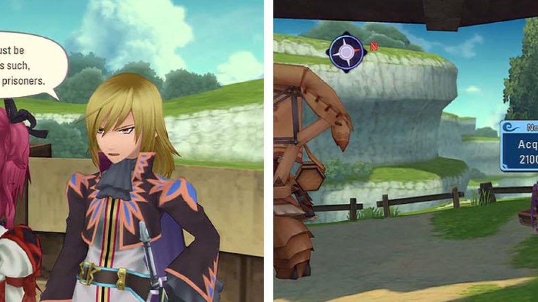 Meet up with Richard and then check the left side of the grounds for a Turtlez and chest.