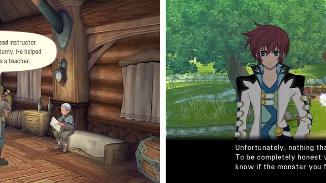 Check the cottage for a scene and then get the skit at the save point outside.